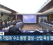 부산시, 지역 기업과 '수소 동맹' 결성..산업 육성 협력