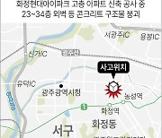 [그래픽] 광주 신축 아파트 구조물 붕괴