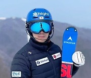 알파인스키 간판 정동현, 베이징 동계올림픽 선발전 회전경기 우승