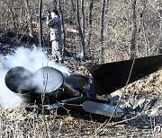 공군 F-5E 전투기 추락사고.. 2000년 이후 12대째