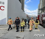 광주 사고현장 찾은 이흥교 소방청장