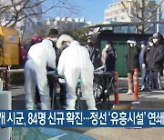 강원 13개 시군, 84명 신규 확진..정선 '유흥시설' 연쇄감염