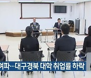 코로나19 여파..대구·경북 대학 취업률 하락