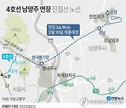[그래픽] 4호선 남양주 연장 진접선 노선