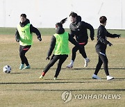 여자 축구 국대, 남해서 구슬땀