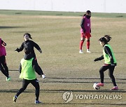 여자 축구 국대, 구슬땀