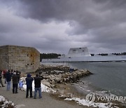 Warship Departs