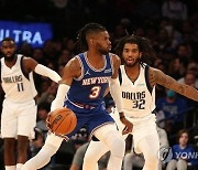 [NBA] '5명이 두 자릿수 득점' 뉴욕, 돈치치 분전한 댈러스 완파