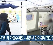 전북 다시 세 자릿수 확진..'운동부 합숙 관련 집단감염'