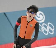 5000M 1위 정재원,'베이징 올림픽 느낌이 좋아요' [사진]