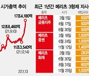 '메리츠 3총사' 질주..이달 시총 30% 뛰었다