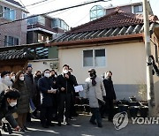 도심 저층 지역 시범 개발계획 지역 방문한 오세훈 서울시장