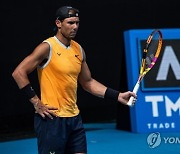 AUSTRALIA TENNIS AUSTRALIAN OPEN RAFAEL NADAL PRACTICE