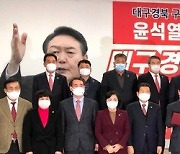 국민의힘 소속 TK 의장단 "윤석열 후보 지지"