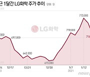 'LG엔솔 상장 임박'에 LG화학 5%대 하락..外人은 14일째 '사자'
