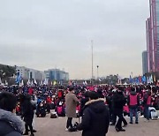 서울 여의도 '민중총궐기' 1만 5천명 기습 집결