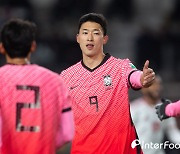 '조규성-백승호 데뷔골' 한국, 아이슬란드에 3-0 리드(전반 종료)