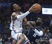 [NBA]브루클린 완파 비결? "길저스 알렉산더가 팀을 일깨웠다"