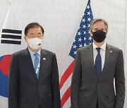 한미 외교장관 전화 통화..북 미사일 발사 대응 논의