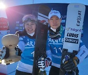 이상호 · 정해림, 스노보드 월드컵 혼성 평행대회전 동메달 획득