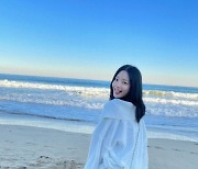 '견미리 딸' 이유비, 새해 첫 바다 누구와 갔길래 '미모 폈네'