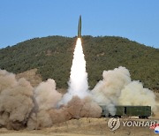 [1보] 북한 "어제 철도기동 미사일연대 검열사격 훈련"