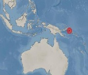 파푸아뉴기니 부건빌섬 인근 해역서 규모 6.1 지진
