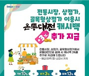 대전시, 온통대전 전통시장·주변상점서 쓰면 13% 캐시백
