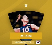라바리니, 김연경 '세계 1위 女배구선수' 축하.."유일무이해"