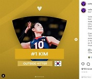 '월드 클래스' 김연경, 2021년 세계 최고 배구선수 선정