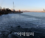 [포토]동장군 급습에 얼어붙은 한강