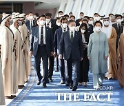 문 대통령 "UAE·한국, '기적'의 동반자..사우디로 여정 이어간다"