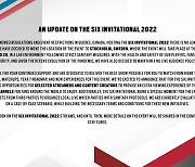 R6 '식스 인비테이셔널 2022' 대회, 스웨덴 스톡홀름으로 개최지 변경