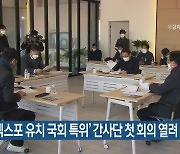 '부산엑스포 유치 국회 특위' 간사단 첫 회의 열려