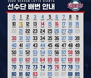 '박세웅 21번, 나승엽 31번' 롯데, 2022시즌 등번호 확정