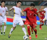 중국축구협회, 최종예선 베트남전 앞두고 승리 보너스 11억원 내걸어
