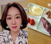 '박준형♥' 김지혜, 라면 먹는 딸 앞에서 다이어트 "호텔 조식이다 생각하고"