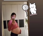 '임신 9개월차' 혜림, 아름다운 만삭 배 공개 "15kg 쪘다" [N샷]