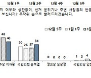 3주 정체하던 尹 지지율 5%p 급반등..安과 단일화, '필요'층서 尹 과반 지지