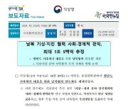 남북 기상지진협력 사회경제적 편익 최대 1조 5백억 추정