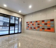 현대건설, 색채·패턴 더한 우편함 디자인 '시그니처 월' 론칭