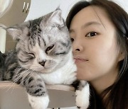 박보영, 반려묘와 비슷한 얼굴 크기.."고양이가 둘"