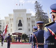 이집트 공식 환영식 참석한 문재인 대통령
