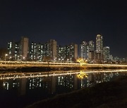 양천구, 안양천 수변 산책로 '야간 경관 조명' 설치 완료