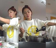 '나혼자산다' 허니제이, 김치전+초장 찍어먹는 팁 "요리 공개"