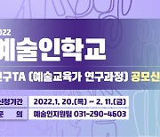 화성시문화재단, '2022 예술인학교 연구TA 참여 그룹' 모집