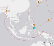 필리핀 남부 해역서, 규모 6.0 지진 발생