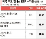 출렁이는 증시.. ETF 수익률 상위권 인버스가 '싹쓸이'