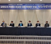 민주당 강원선대위 '강원평화특별자치도법' 토론회 개최