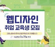 부산디자인진흥원, 웹디자인 교육생 모집..교육비 전액 지원